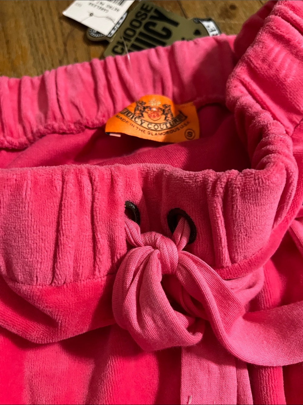 RARE retro velour juicy couture belted tube top romper with tags - Picture 3 of 7